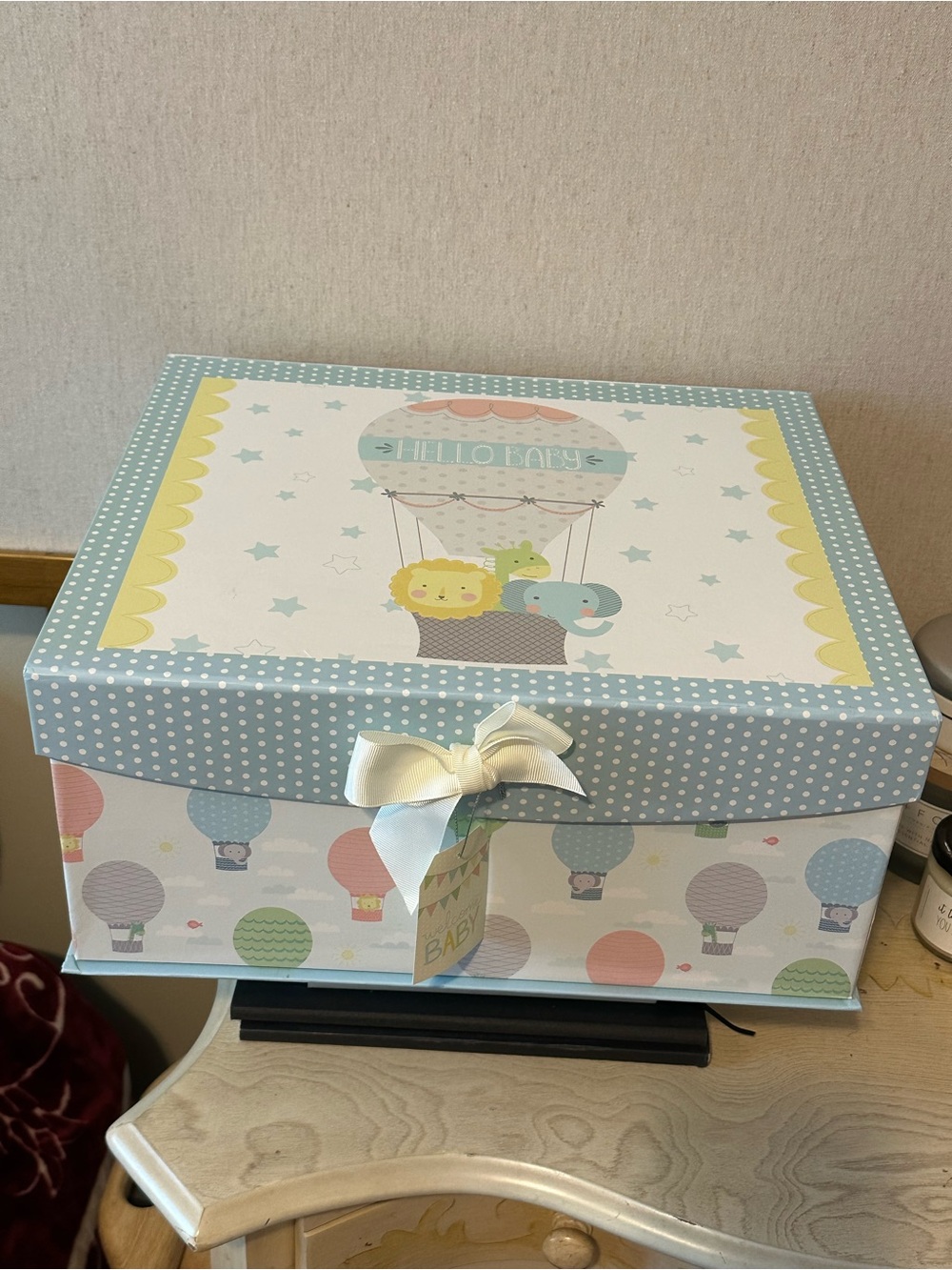 Baby Keepsake Gift Box - Pastel Blue